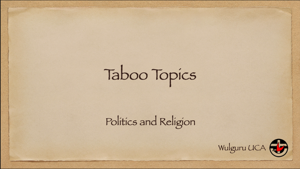 2026 01 18 An Introduction to Religion, Government and Politics