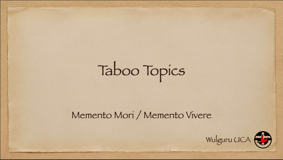 2026-01-04 Memento Mori / Memento Vivere