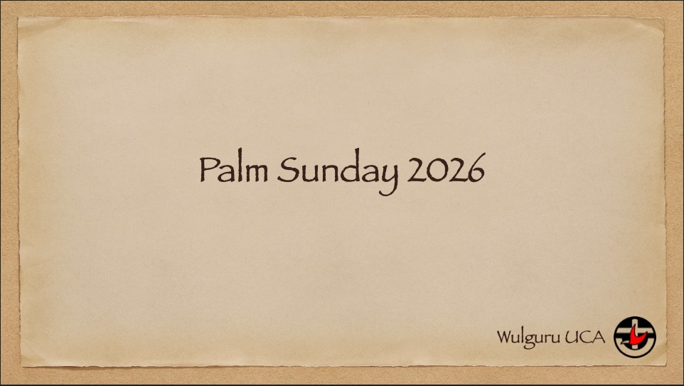 2026 Palm Sunday