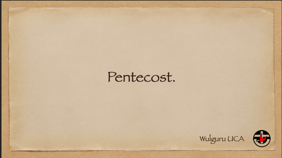 2026-05-24 Pentecost Sunday. More than meets the eye.