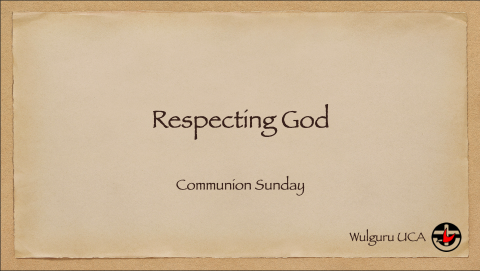 2026-10-04 Respecting God